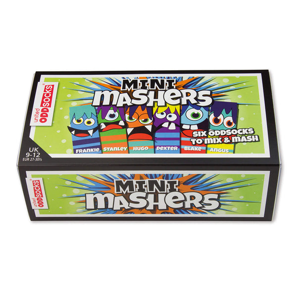Mini Mashers - 6 Oddsocks (4-6Yrs) - Kidz Kave UK