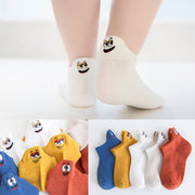 Peeperz Smilerz - Set Of 5 Pairs of Trainer Socks (6-10Yrs+)